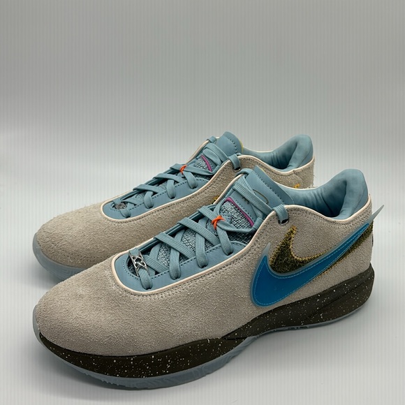 New Men’s Nike Lebron 20 XX Guava Ice/Blue Basketball Shoes DV9090-801 NWOB - Picture 4 of 5